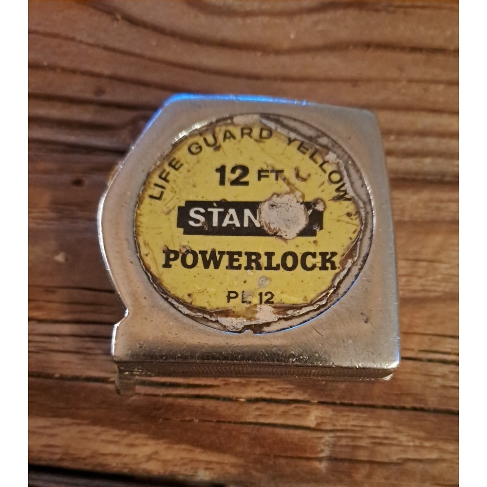 Vintage STANLEY USA Powerlock PL 12 No. 339 T.C.